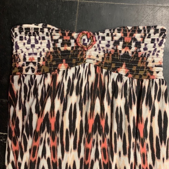 American Rag Strapless Animal Print Dress - Picture 3 of 4